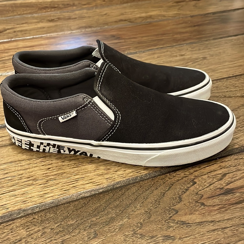 Vans mens size 8 black